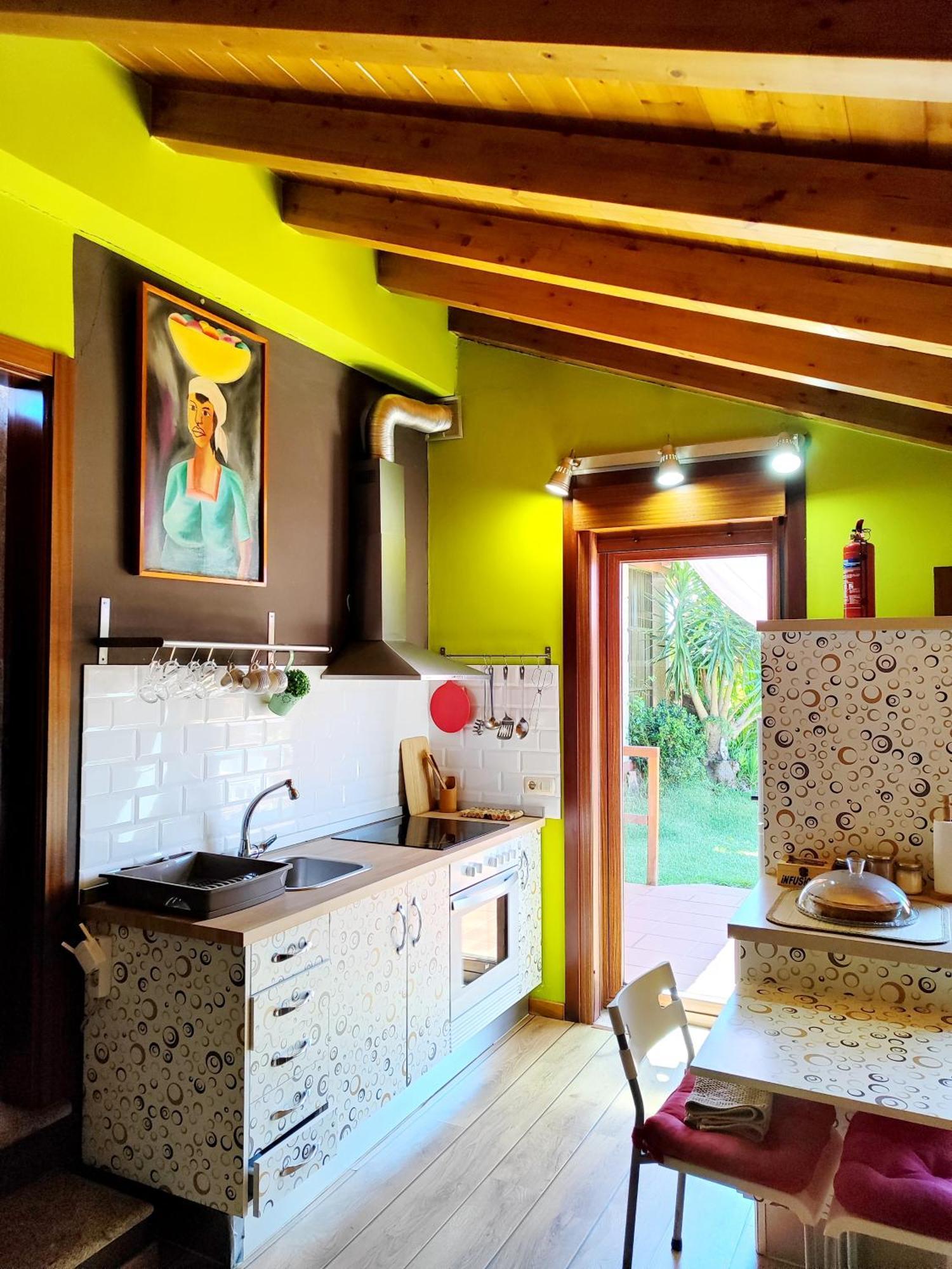 Tranquila casita de invitados en Vigo Exterior foto