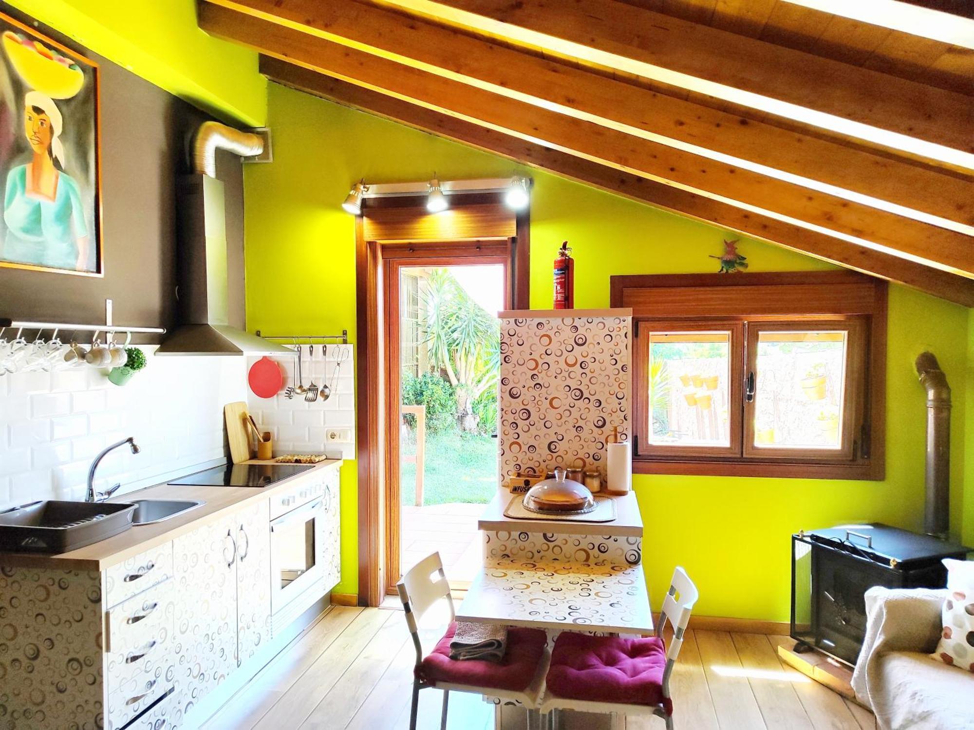 Tranquila casita de invitados en Vigo Exterior foto